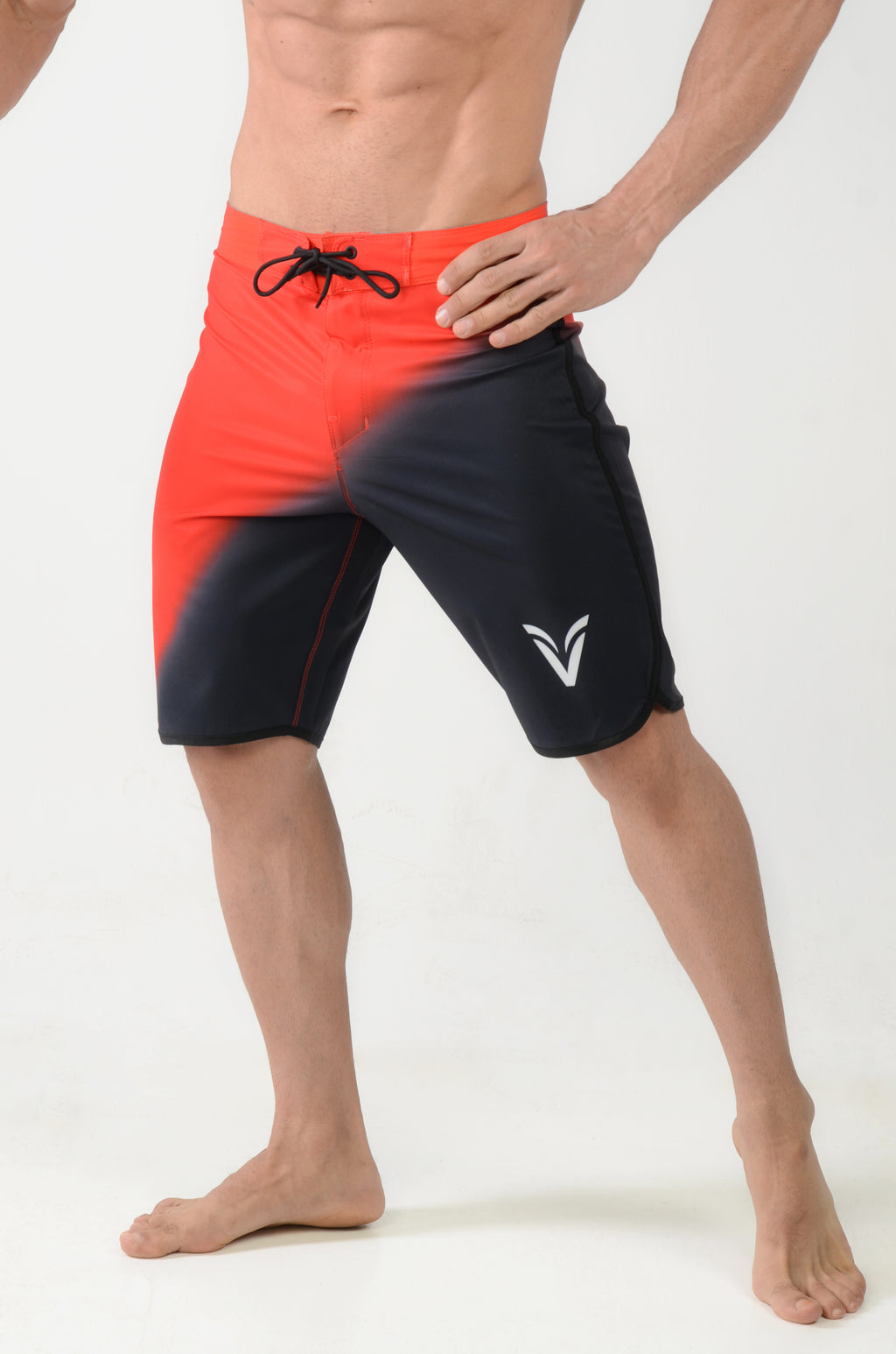 RED WAVES WITH BLACK