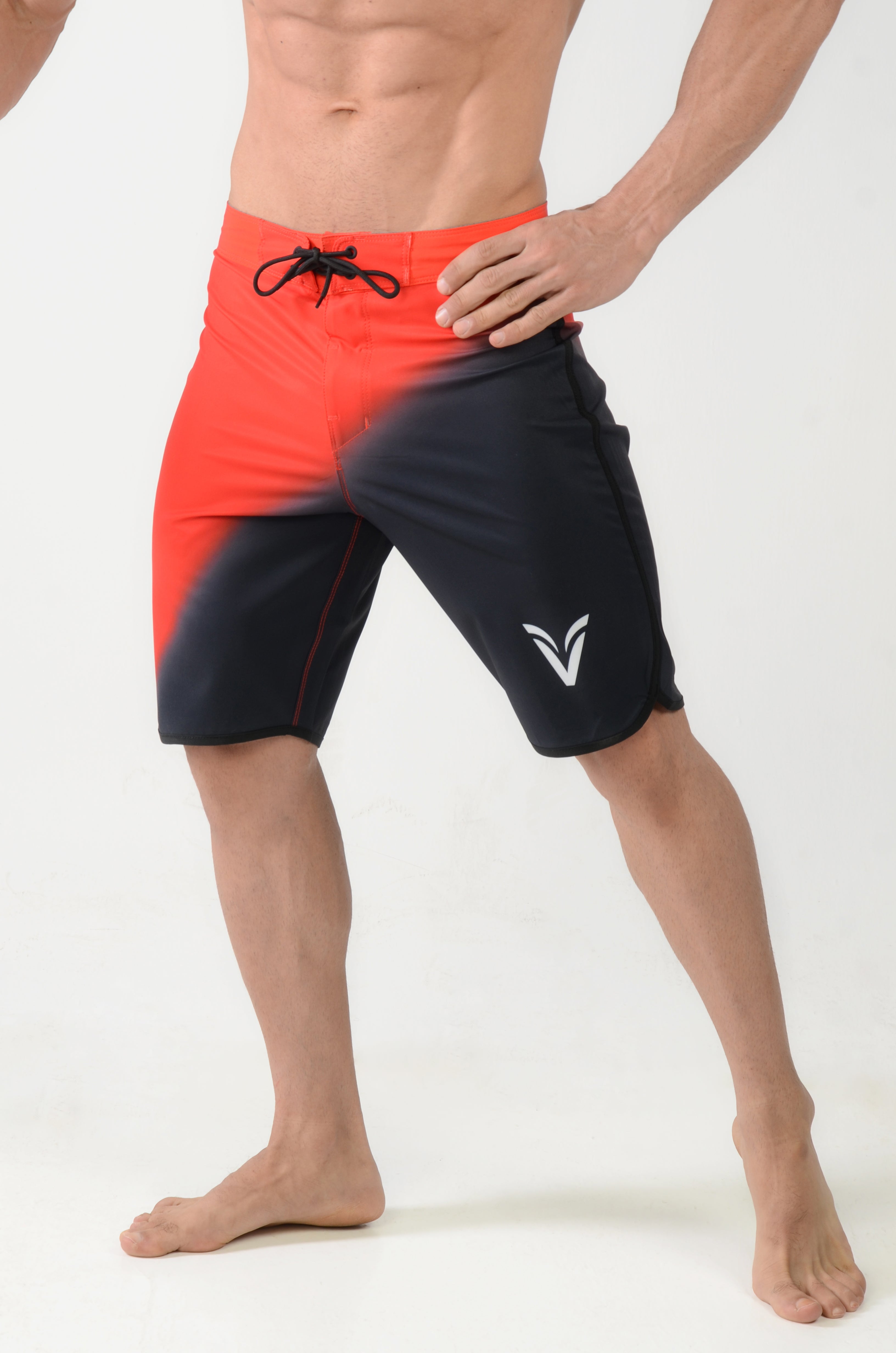 RED WAVES WITH BLACK