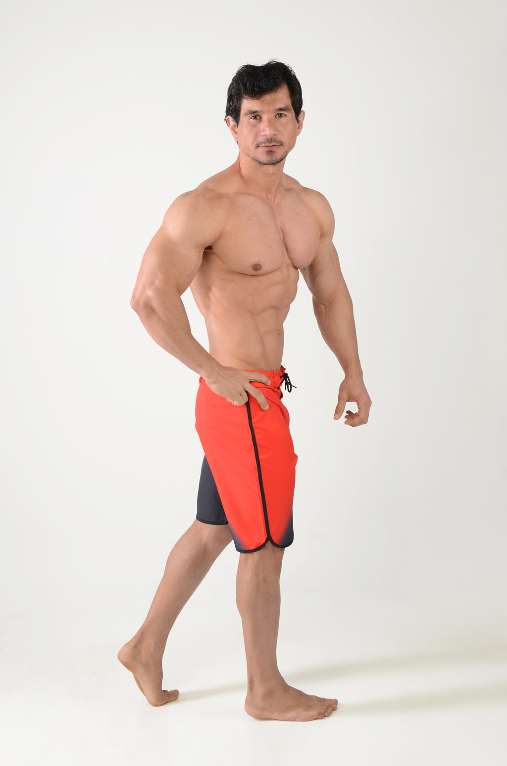 RED WAVES WITH BLACK