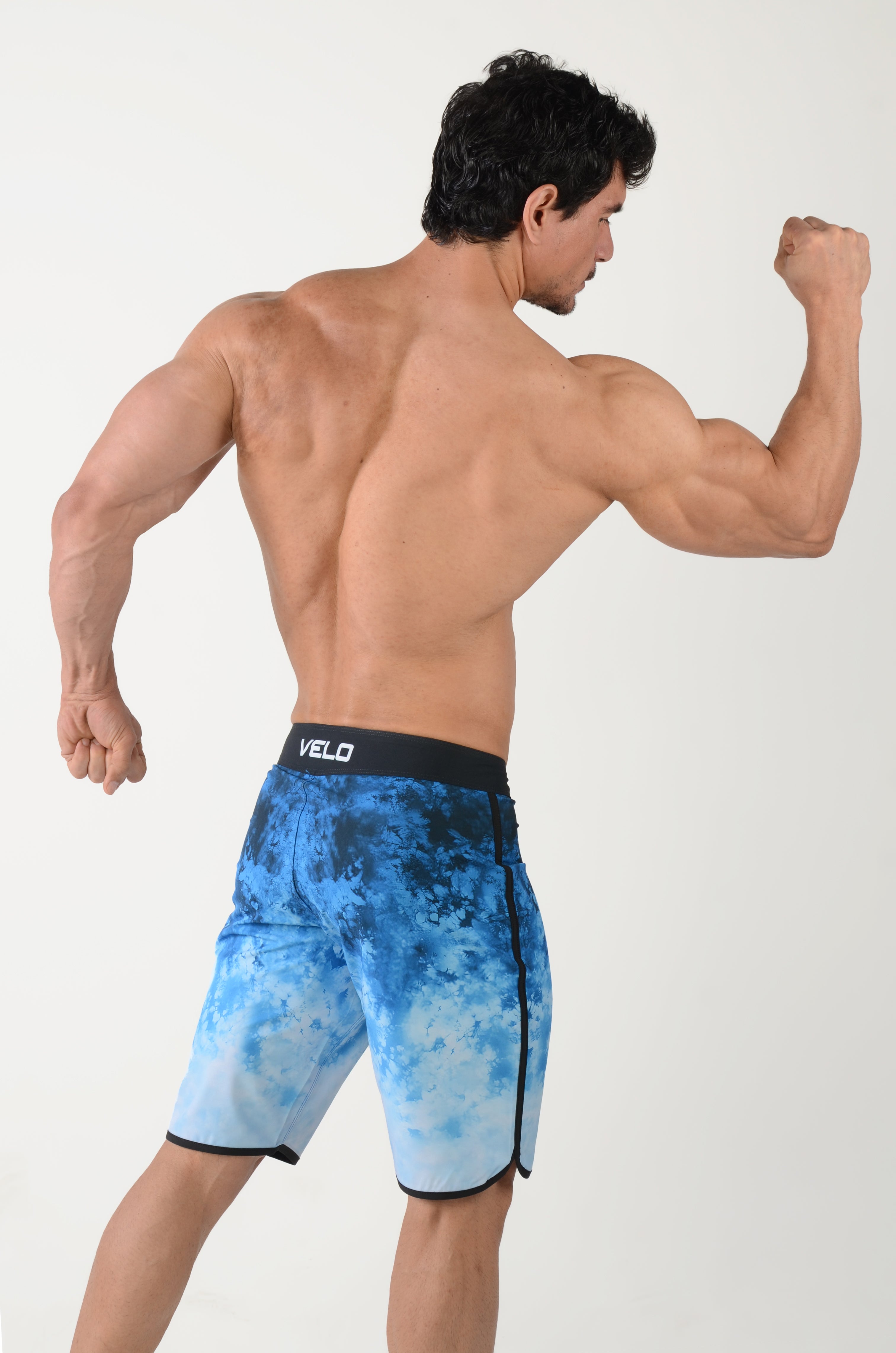 Ocean wave men's physical shorts