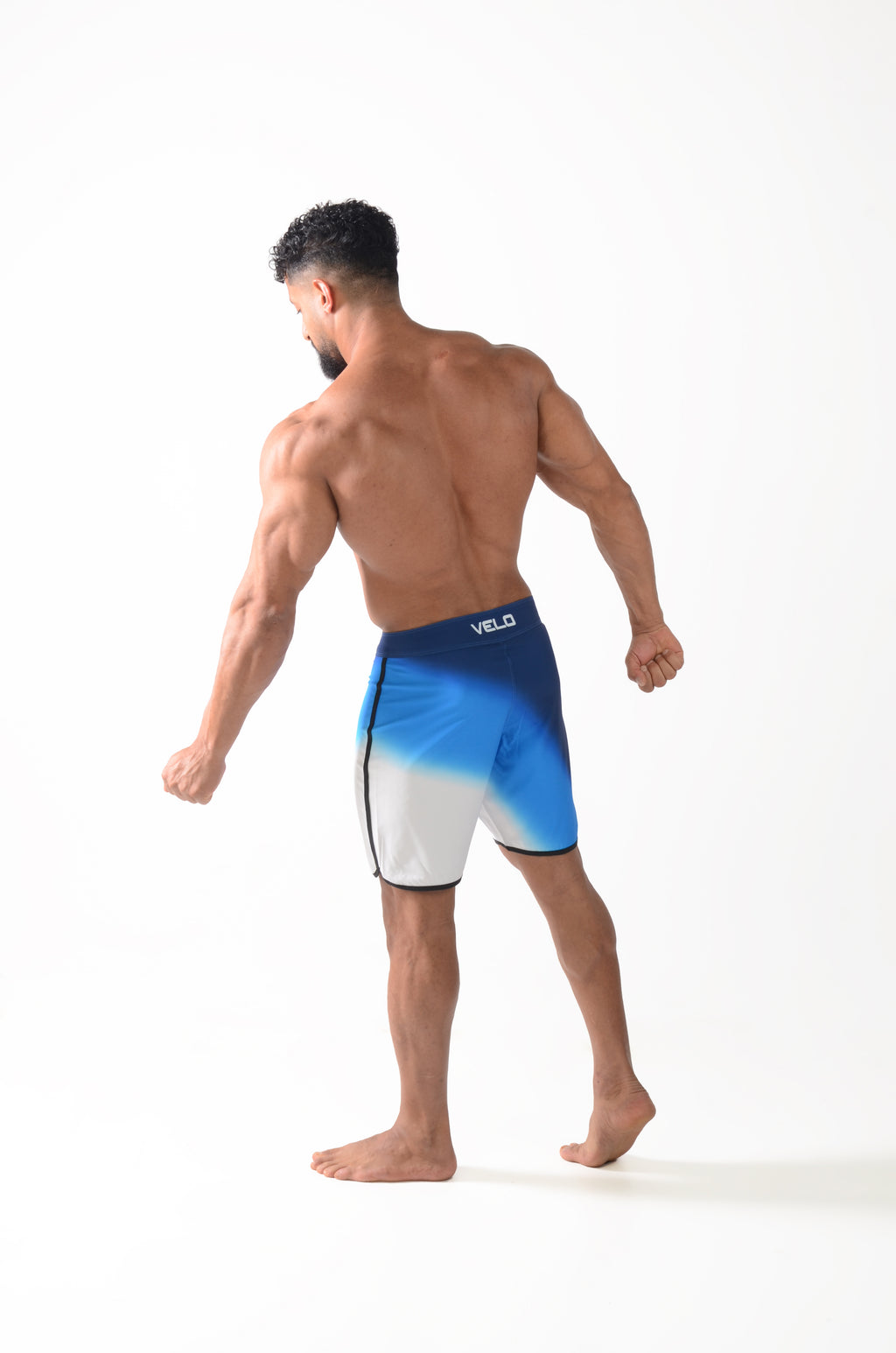 blue waves short men's  physique shorts