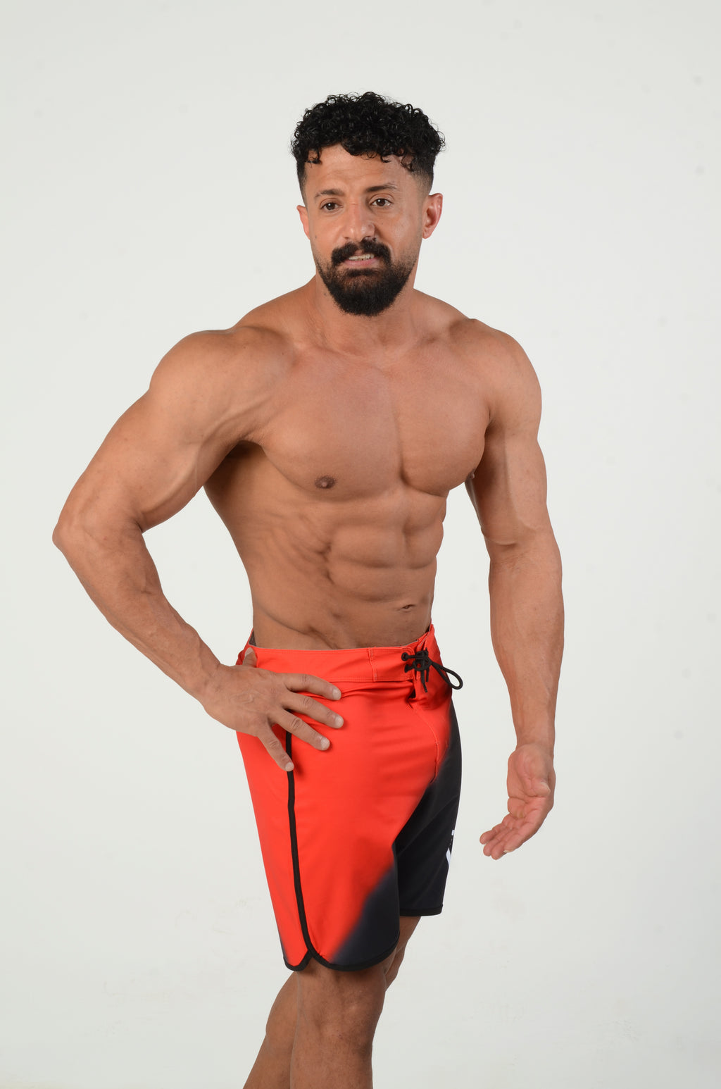 RED WAVES WITH BLACK