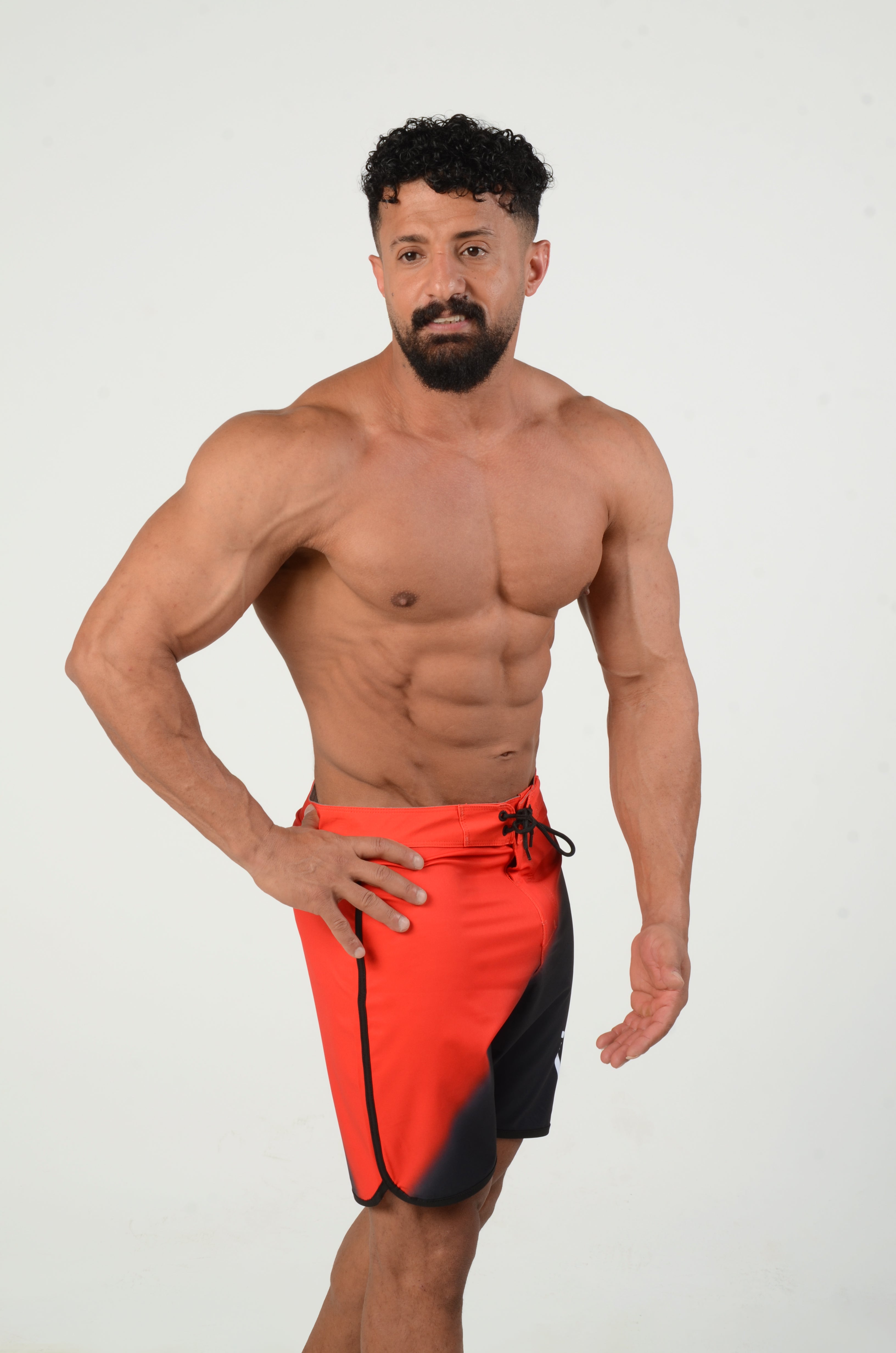 RED WAVES WITH BLACK