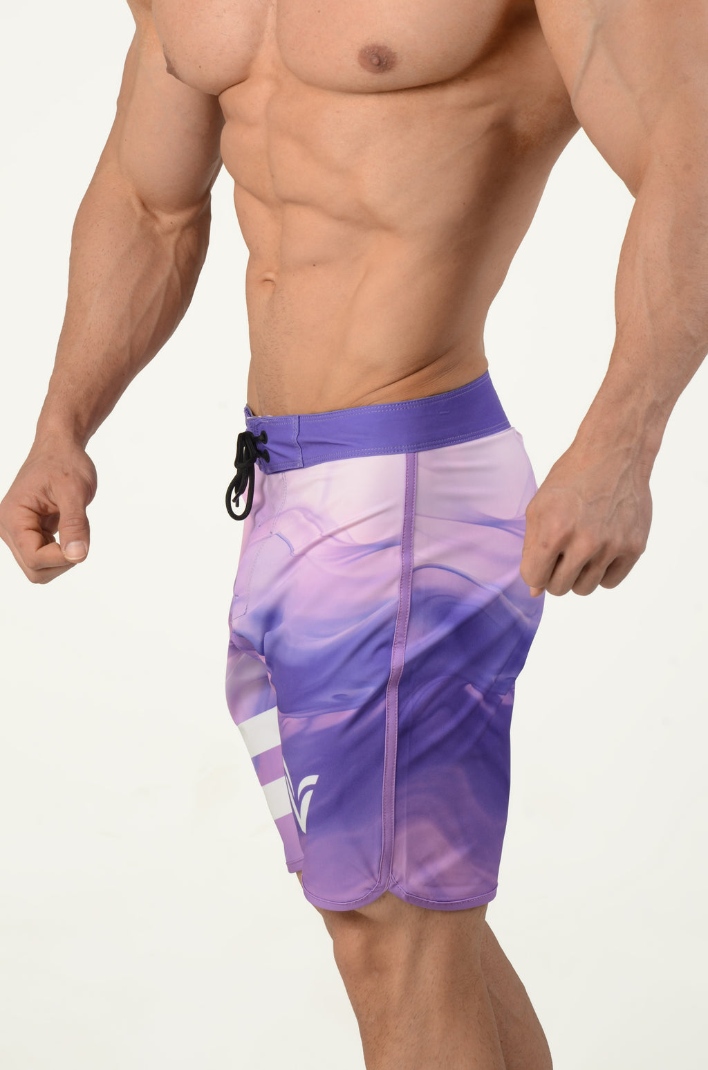 lavendar men's  physique shorts
