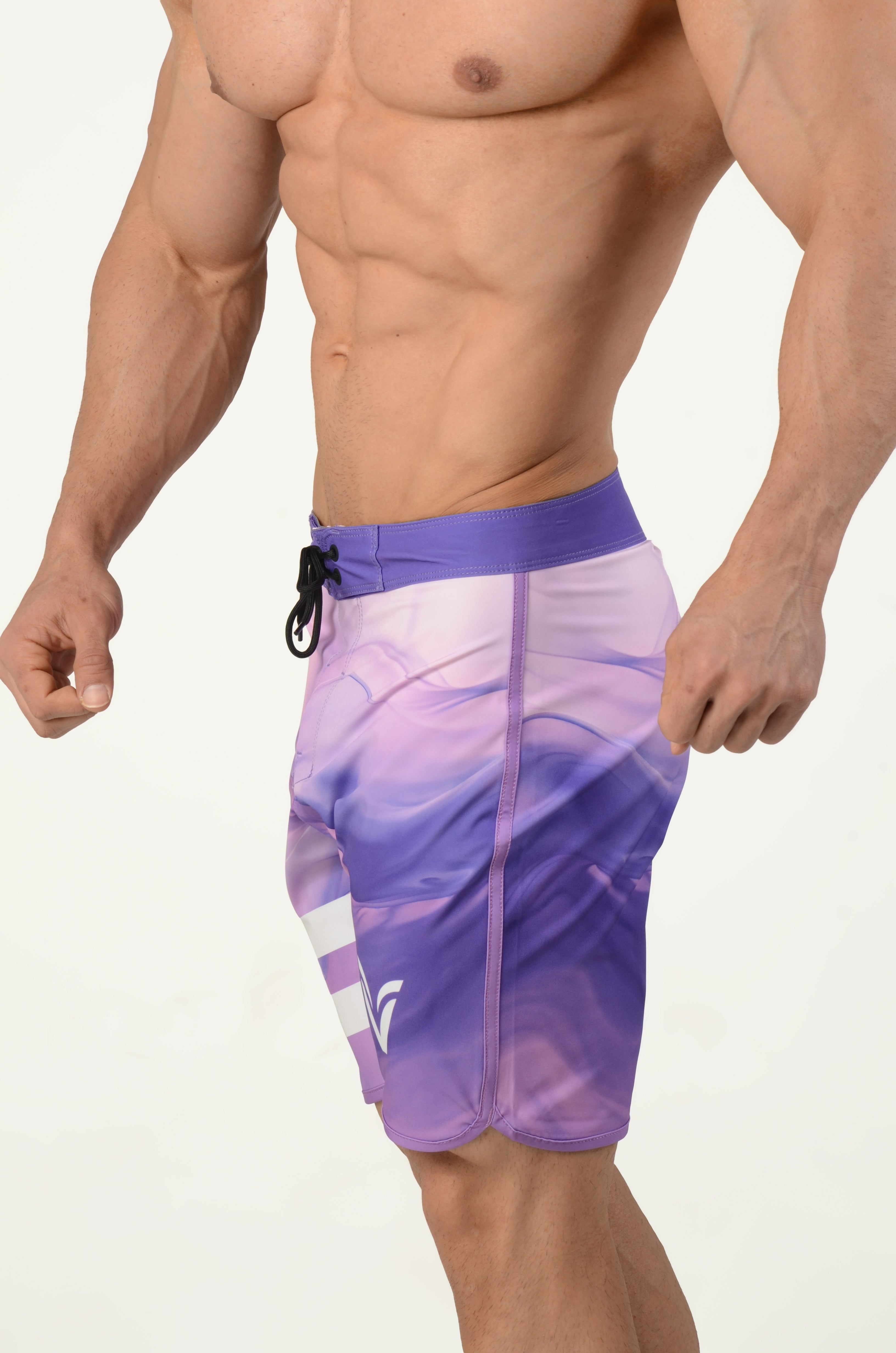 lavendar men's  physique shorts