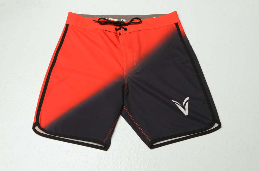 RED WAVES WITH BLACK