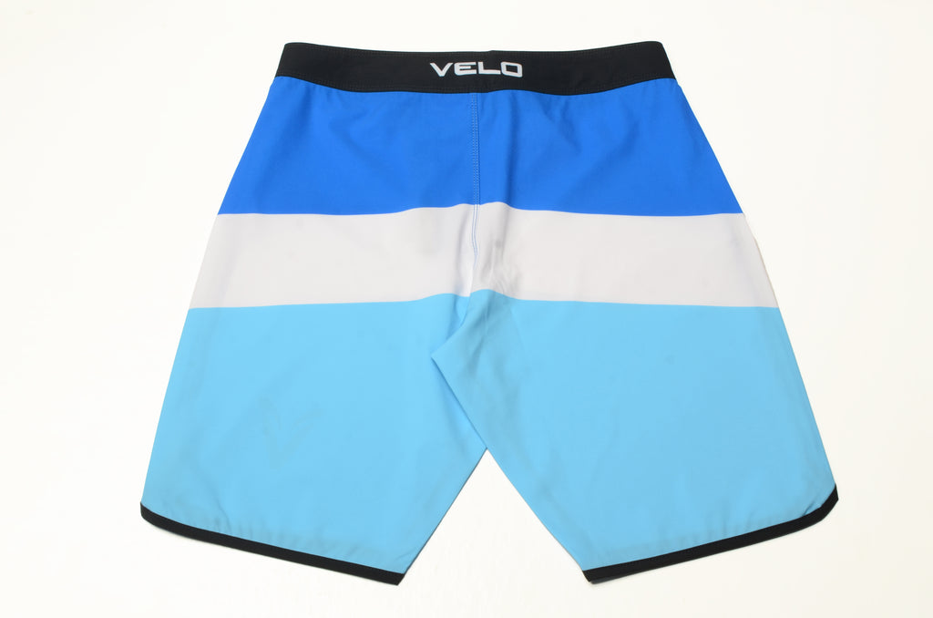 gradient  blue short men's  physique shorts